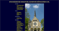 Desktop Screenshot of evangelische-kirche-koenigstein.de